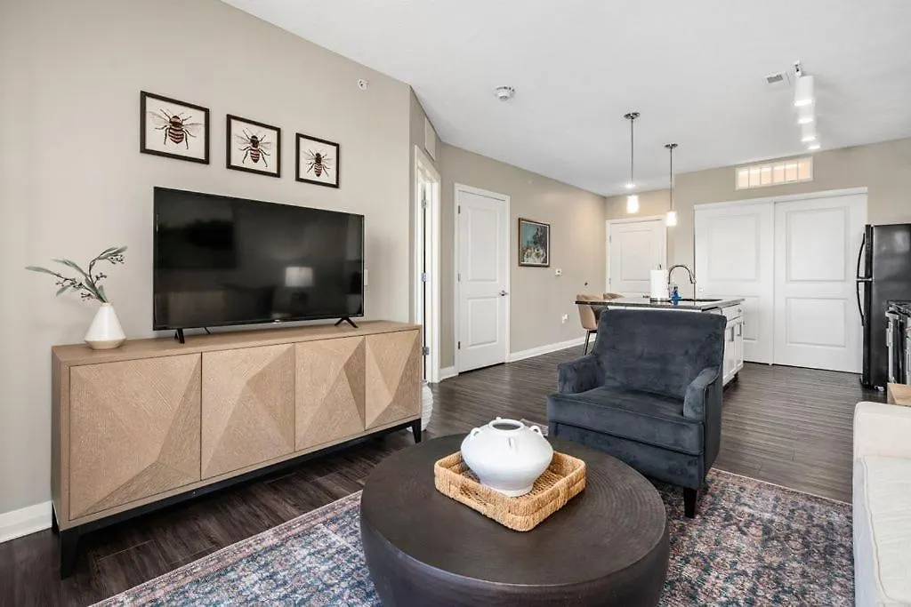 Apartmán Luxury 1Br Penthouse Elevator Free Parking! Columbus USA