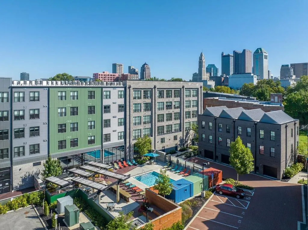 Apartmán Luxury 1Br Penthouse Elevator Free Parking! Columbus USA