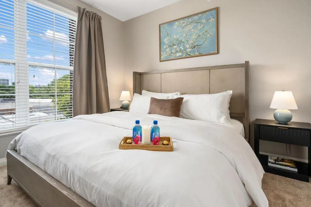 Apartmán Luxury 1Br Penthouse Elevator Free Parking! Columbus USA