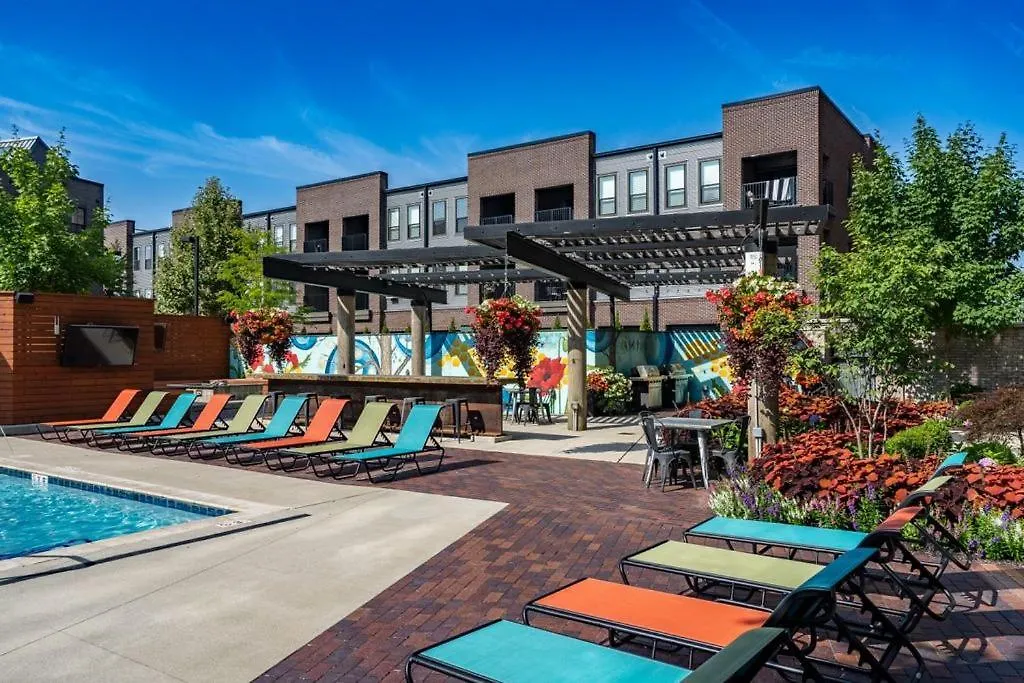 Apartmán Luxury 1Br Penthouse Elevator Free Parking! Columbus