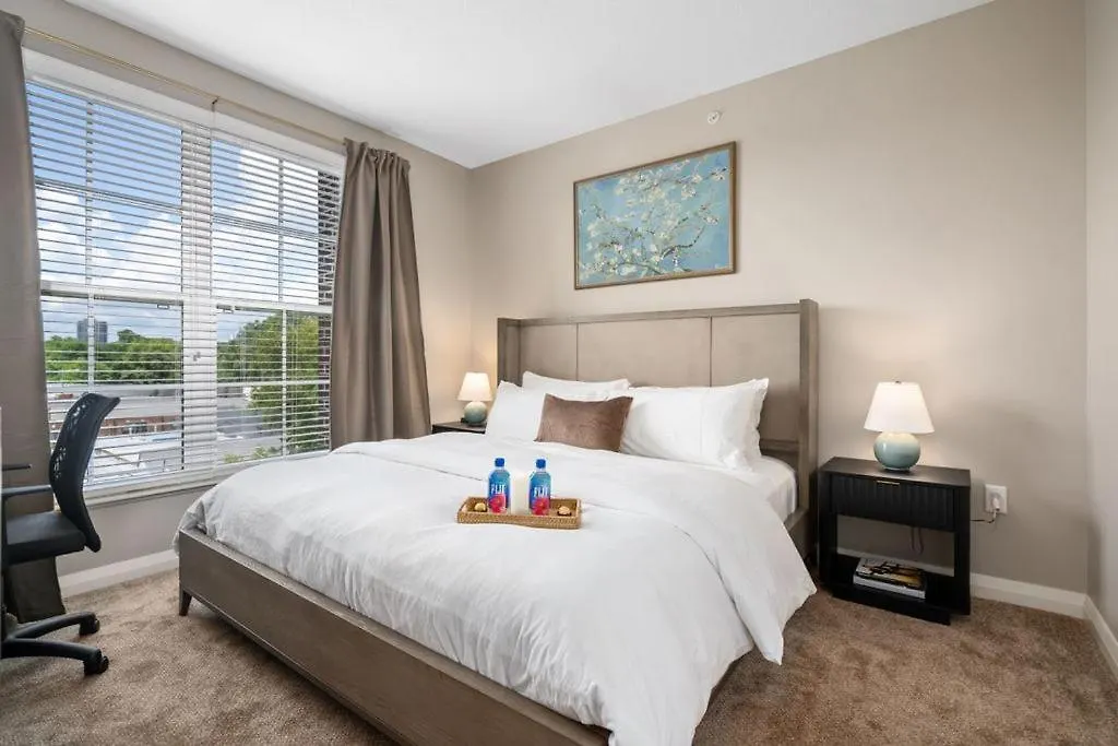 Apartmán Luxury 1Br Penthouse Elevator Free Parking! Columbus 0*,